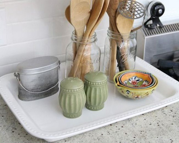Cách sắp xếp gọn gàng đồ đạc trong căn bếp cata